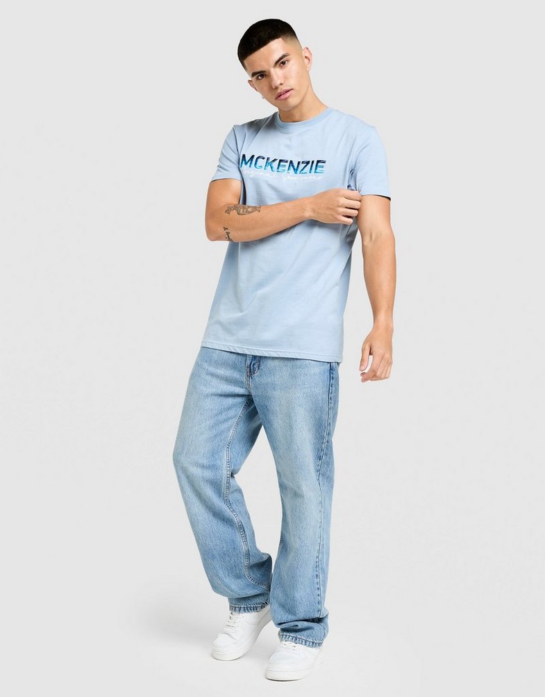 Tricou pentru bărbați MCKENZIE TRICOU CASSON TEE BLU-DUBL MCKTM16757074 Albastru