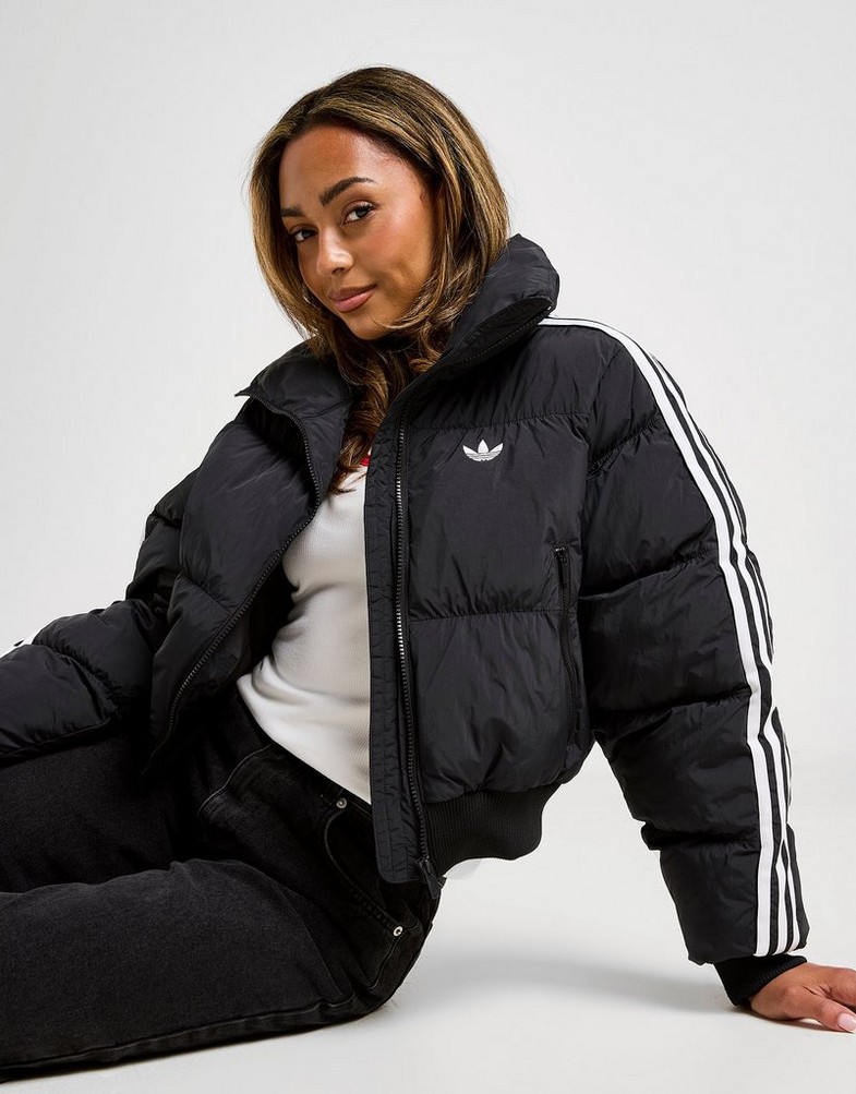 ADIDAS JACHETĂ CROPPED PUFF JX2970 Negru