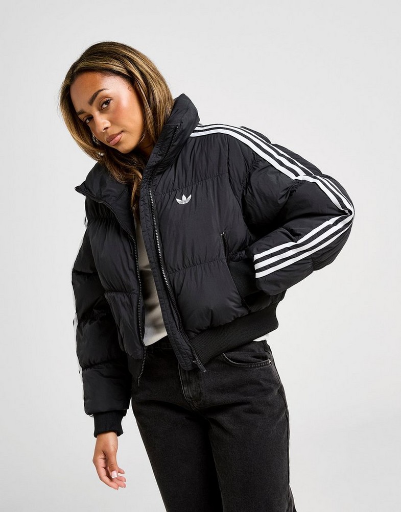 ADIDAS JACHETĂ CROPPED PUFF JX2970 Negru
