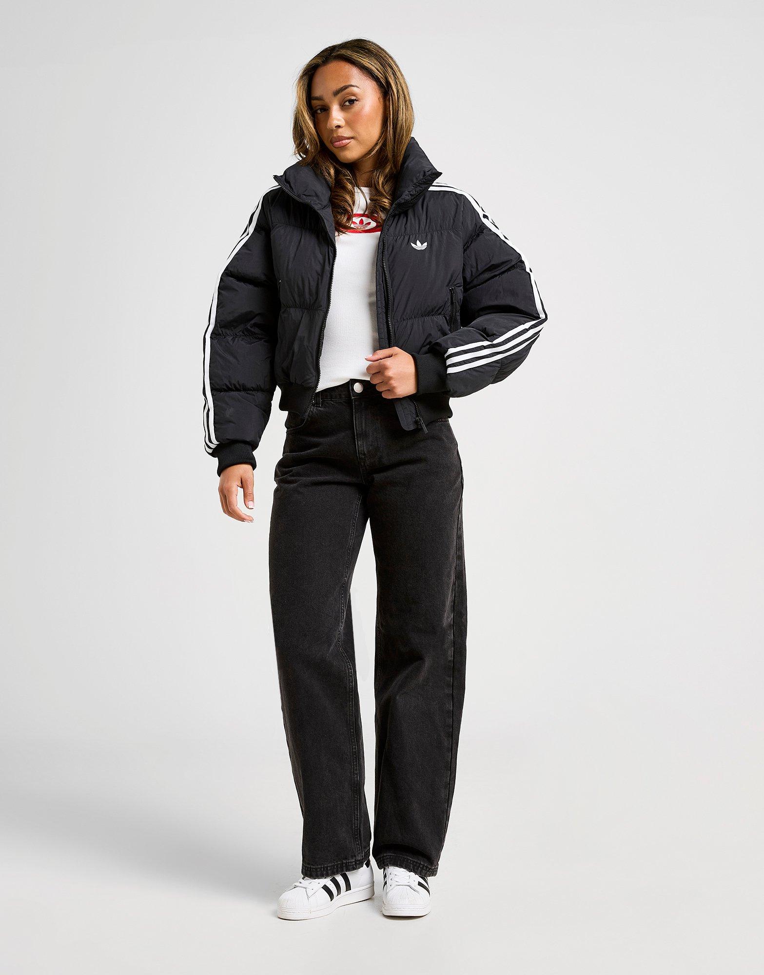 ADIDAS КУРТКА CROPPED PUFF JX2970 Чорний