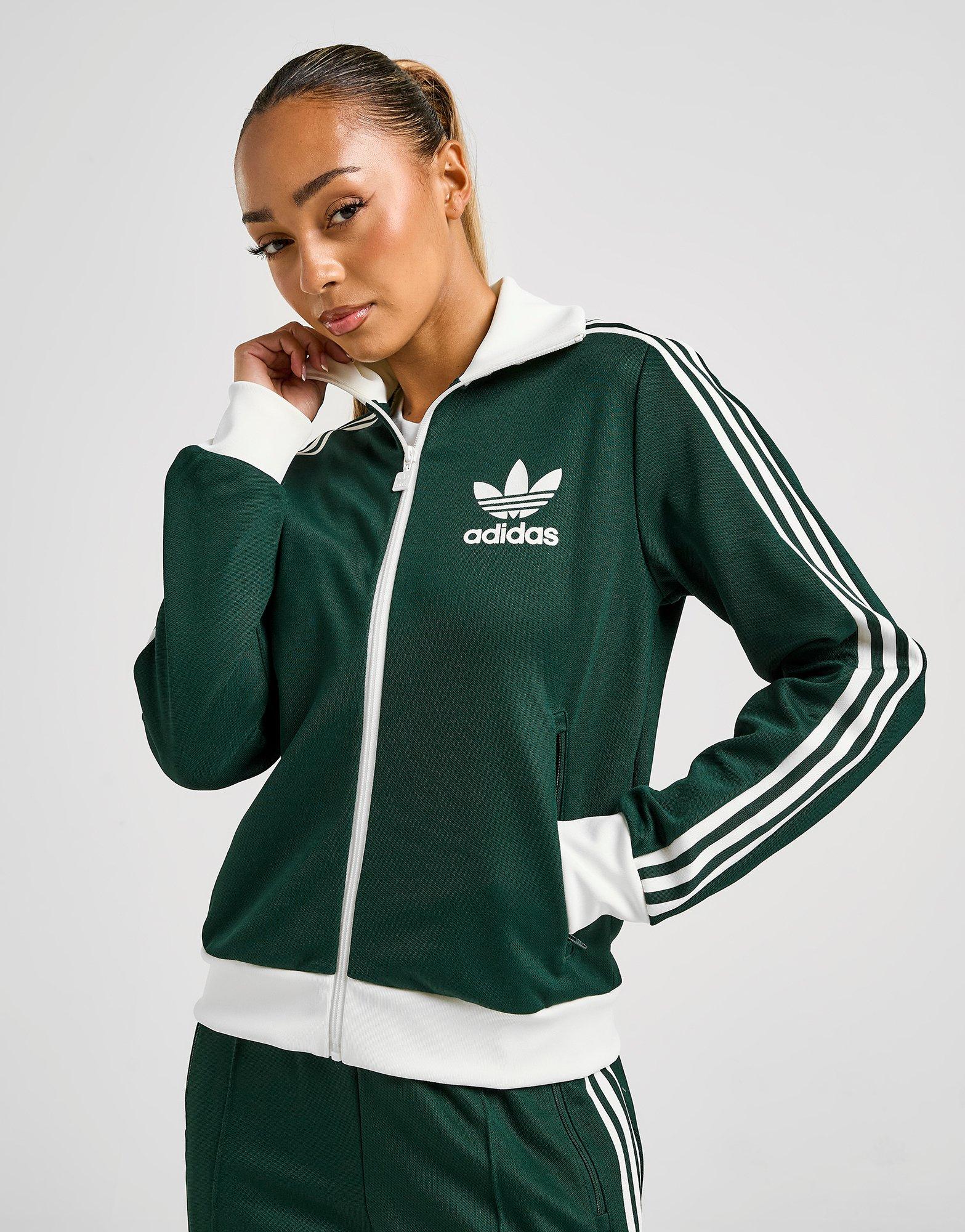 Жіночі кофти ADIDAS КОФТА НА БЛИСКАВЦІ CLASSIC TT KF6244 Зелений