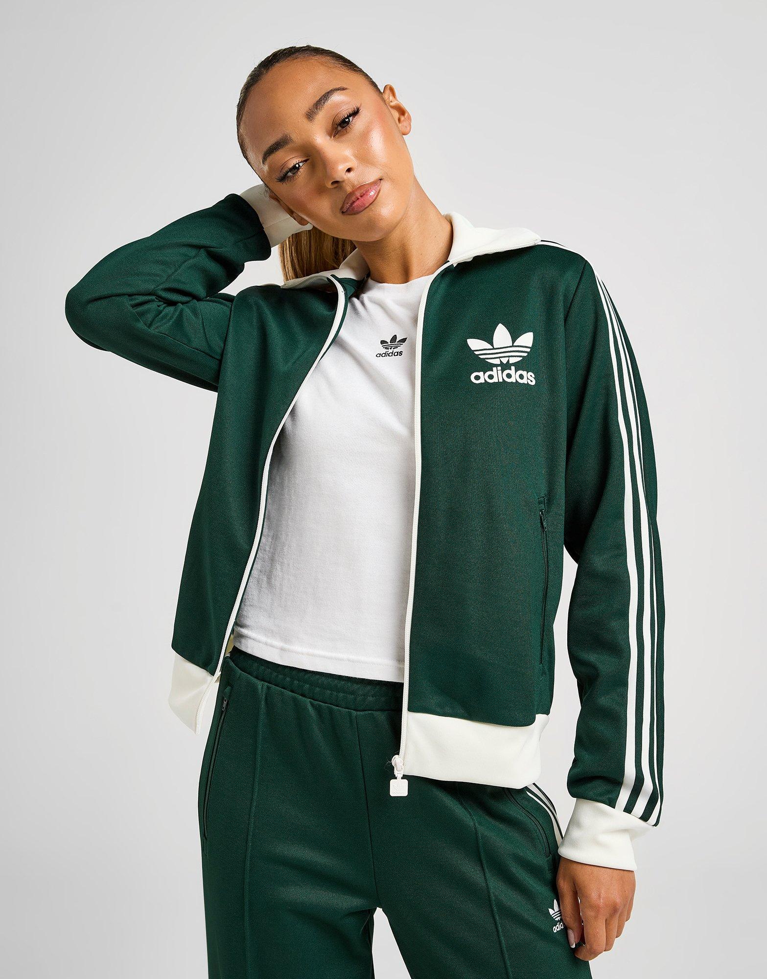 Жіночі кофти ADIDAS КОФТА НА БЛИСКАВЦІ CLASSIC TT KF6244 Зелений
