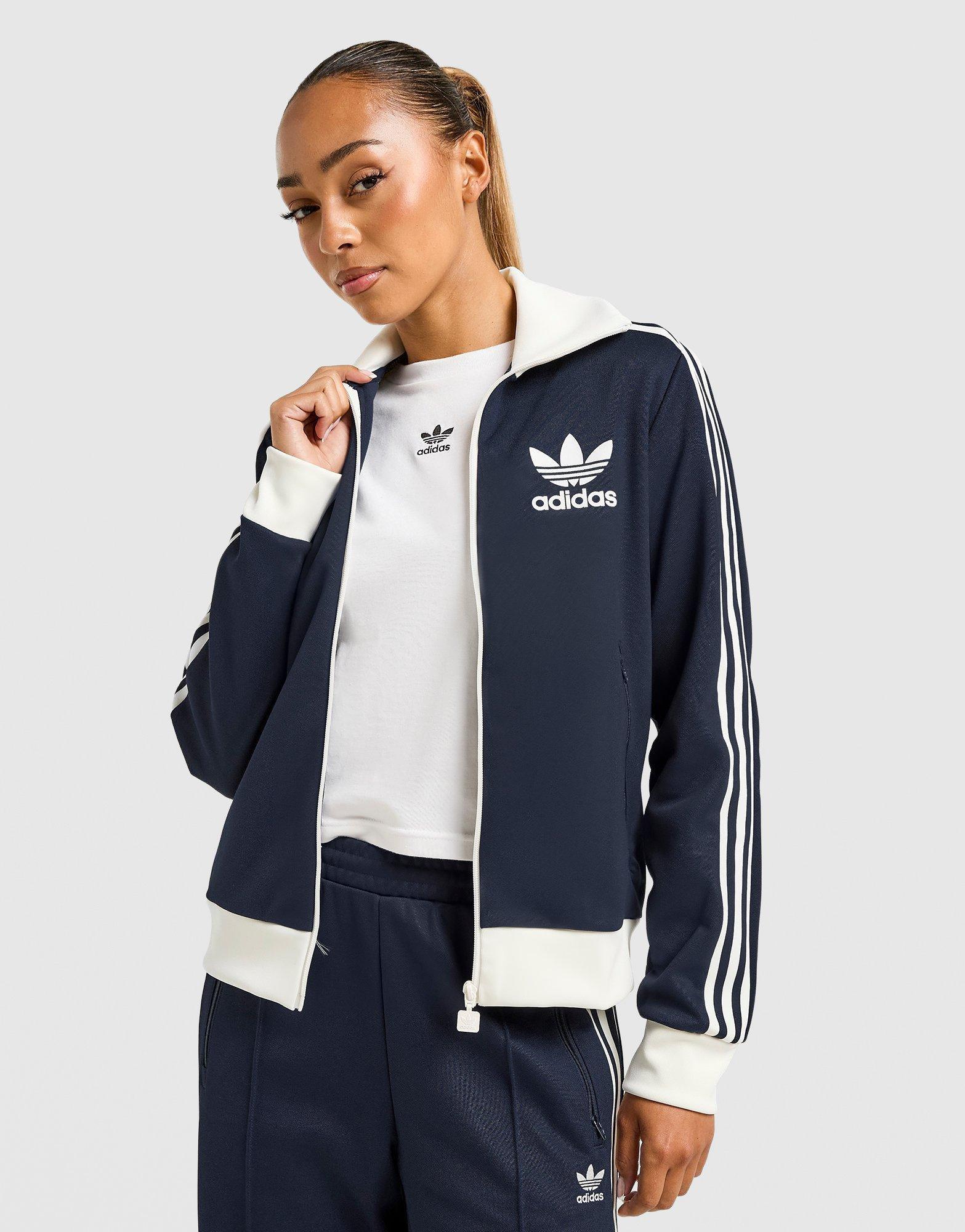 Жіночі кофти ADIDAS КОФТА НА БЛИСКАВЦІ CLASSIC TT KF6243 Темно-синій