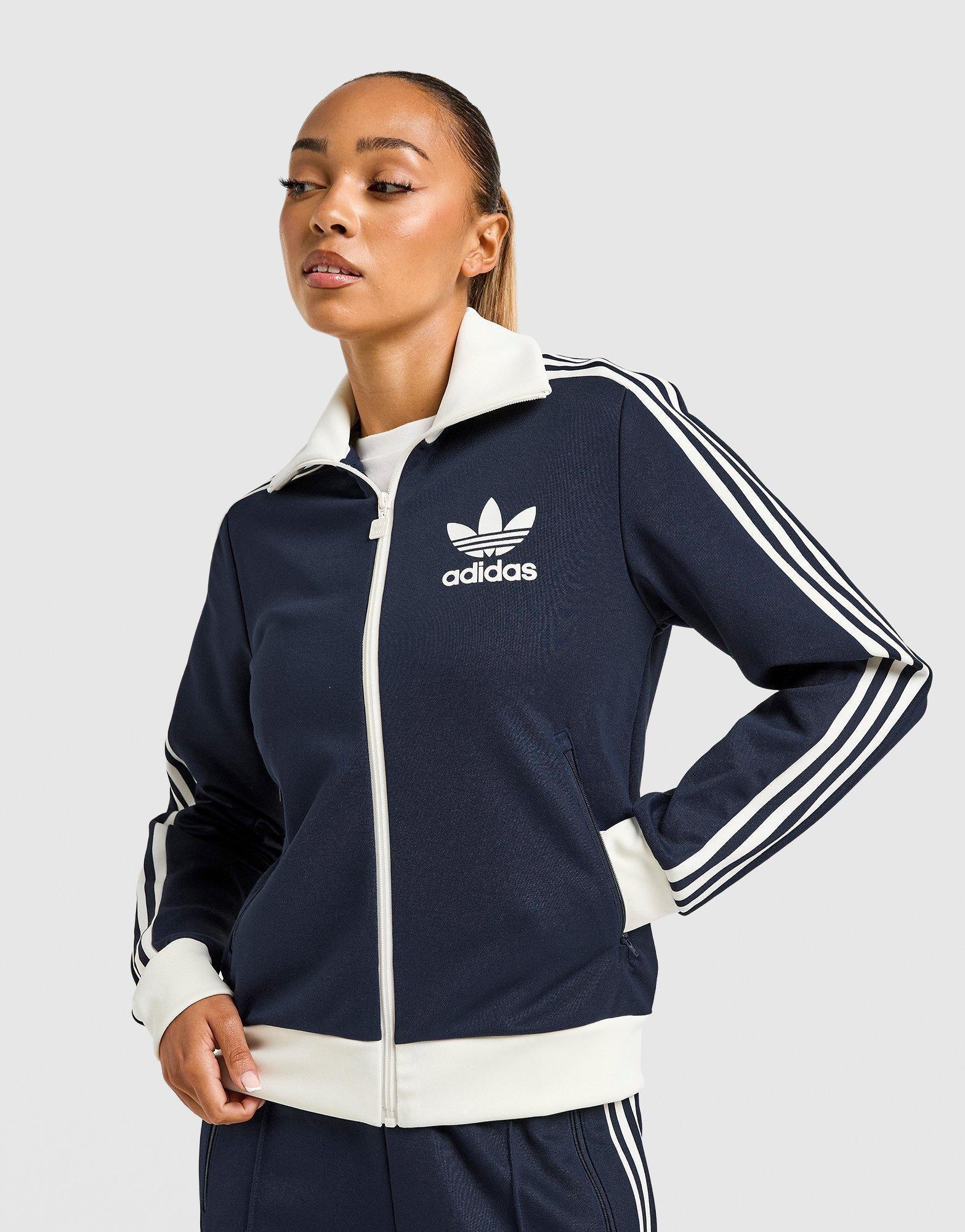 Жіночі кофти ADIDAS КОФТА НА БЛИСКАВЦІ CLASSIC TT KF6243 Темно-синій