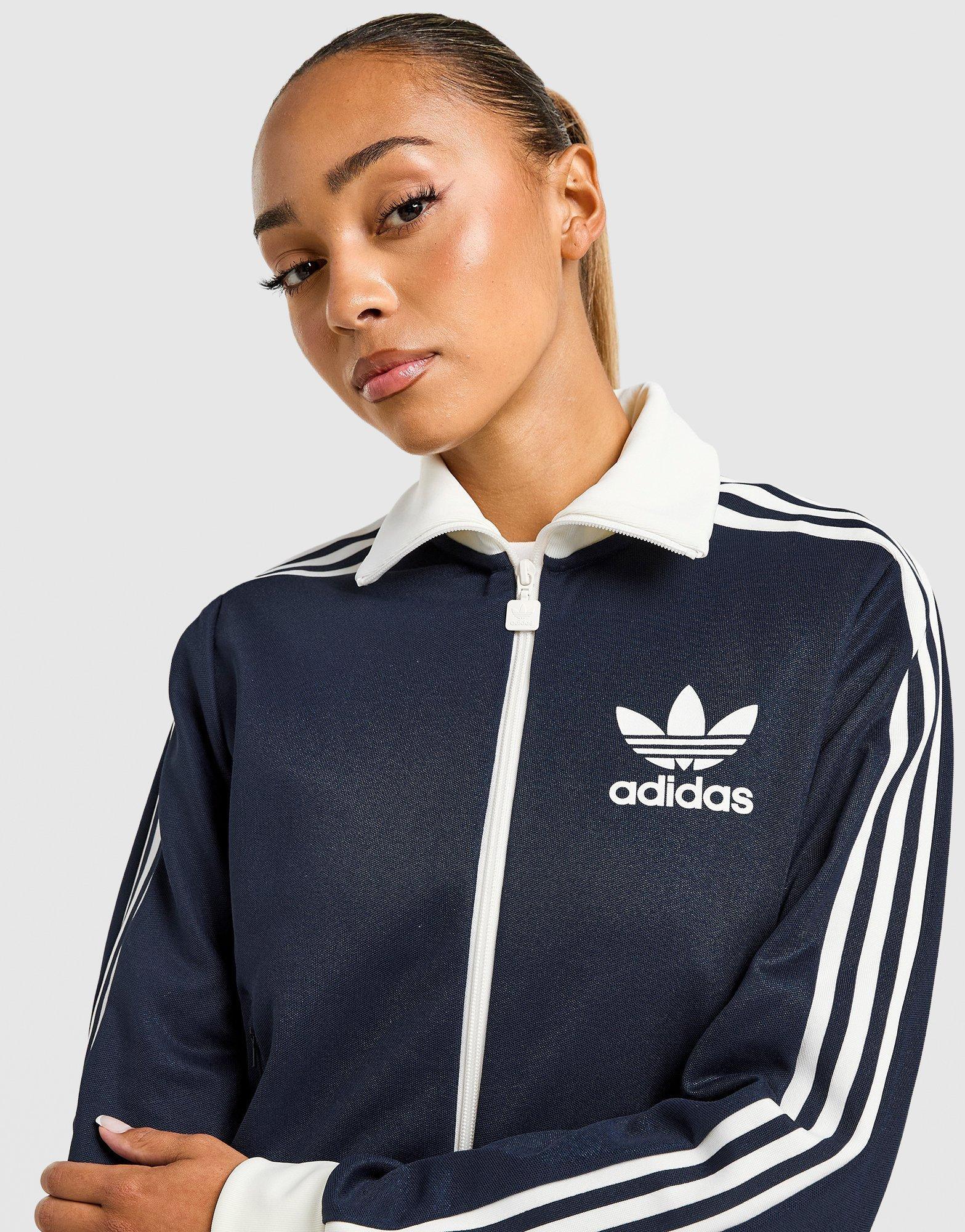 Жіночі кофти ADIDAS КОФТА НА БЛИСКАВЦІ CLASSIC TT KF6243 Темно-синій