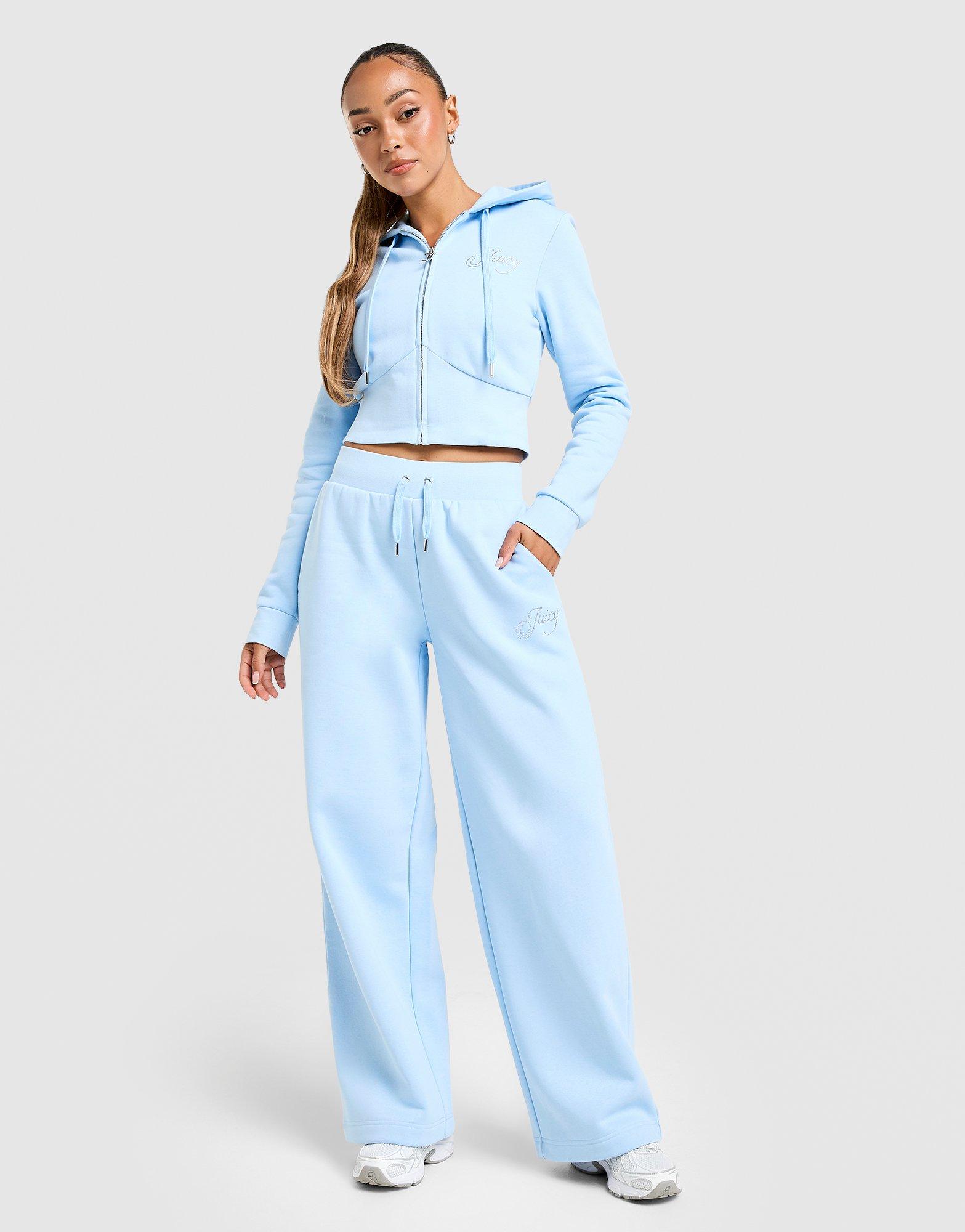 Moteriškas džemperis JUICY COUTURE DŽEMPERIS UŽSEGAMAS   SU GOBTUVU SCRIPT FL JCJDW4491134 Mėlyna