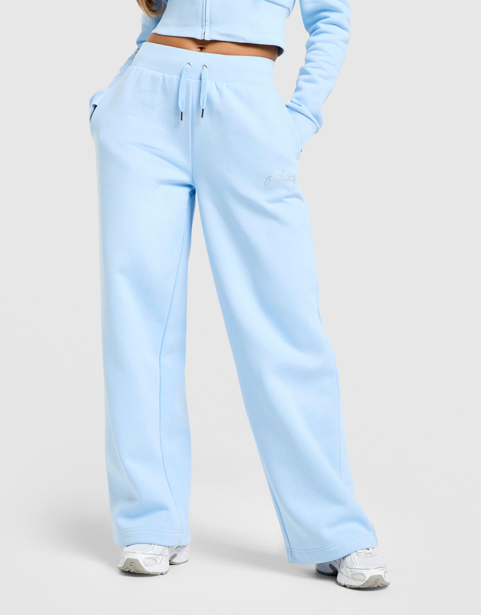 Дамски панталон JUICY COUTURE ПАНТАЛОНИ SCRIPT FLC PANT BLUE JCJDW450134 Син