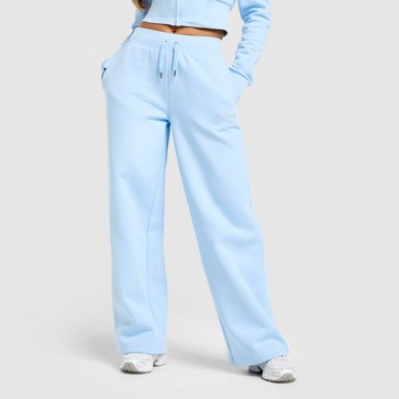 Pantaloni pentru femei JUICY COUTURE PANTALONI  SCRIPT FLC PANT BLUE