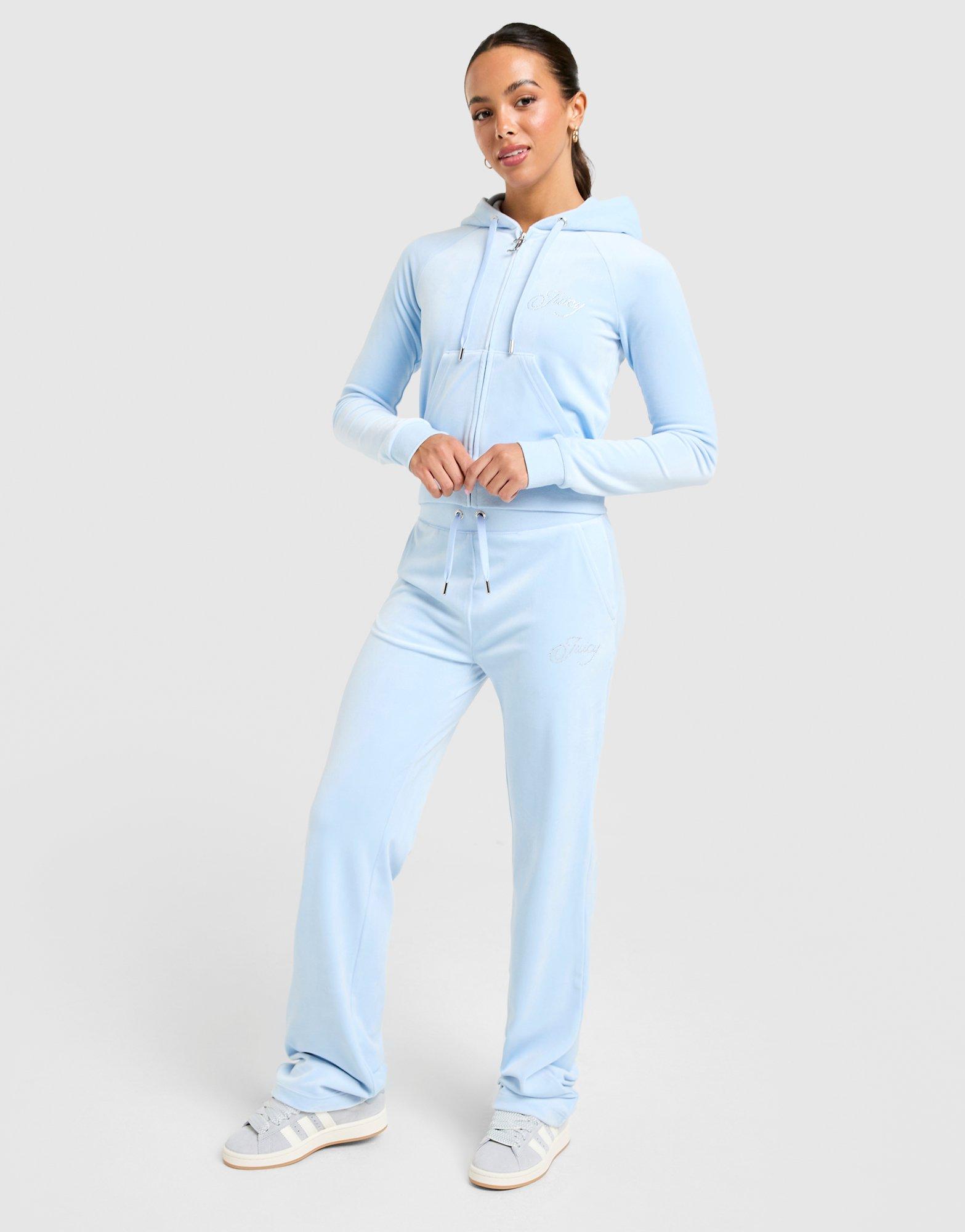 Дамска блуза JUICY COUTURE СУИТЧЪР СЪС ЗАКОПЧАВАНЕ   С КАЧУЛКА SCRIPT VL JCJDW451134 Син