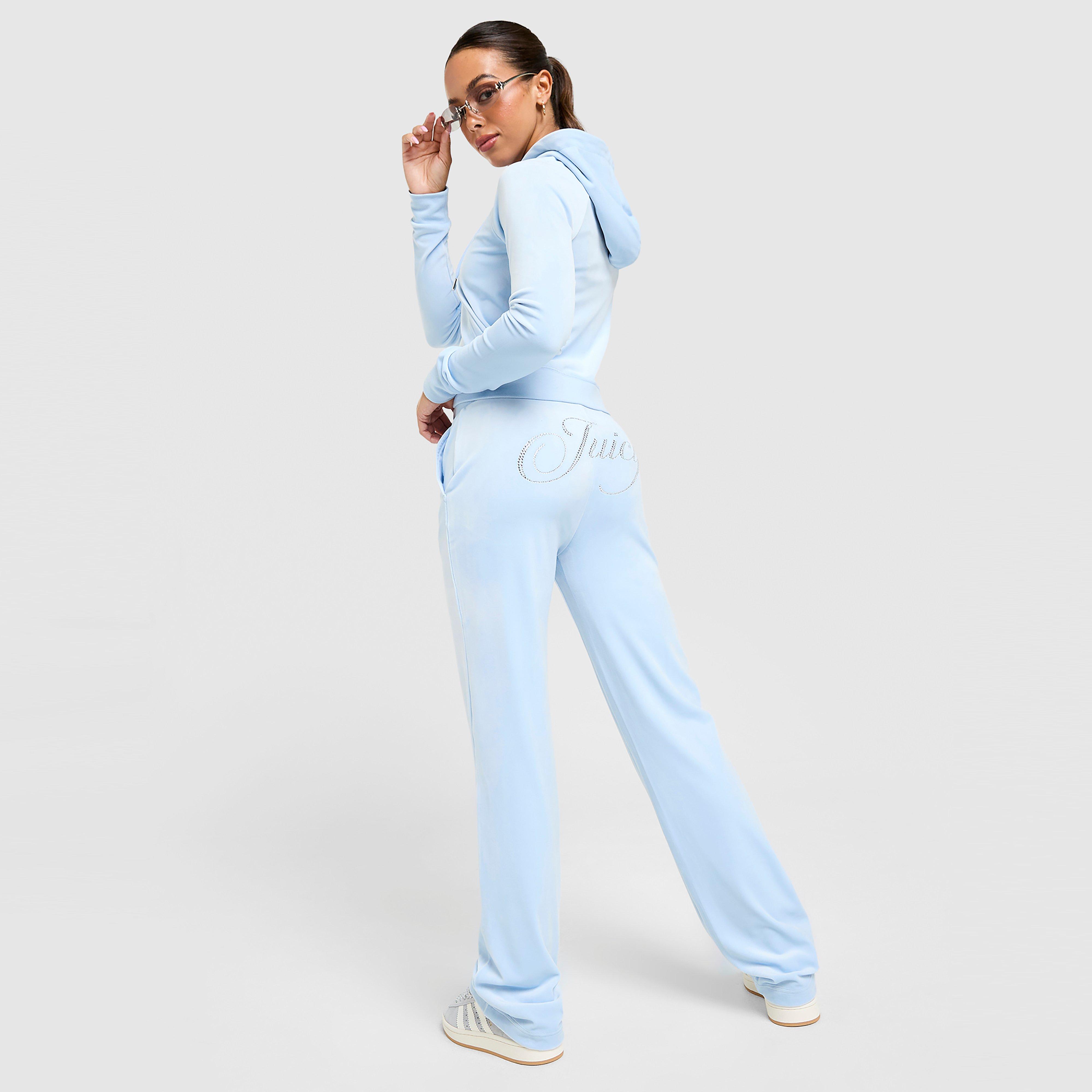 JUICY COUTURE SPODNIE SCRIPT VLR PANT BLUE