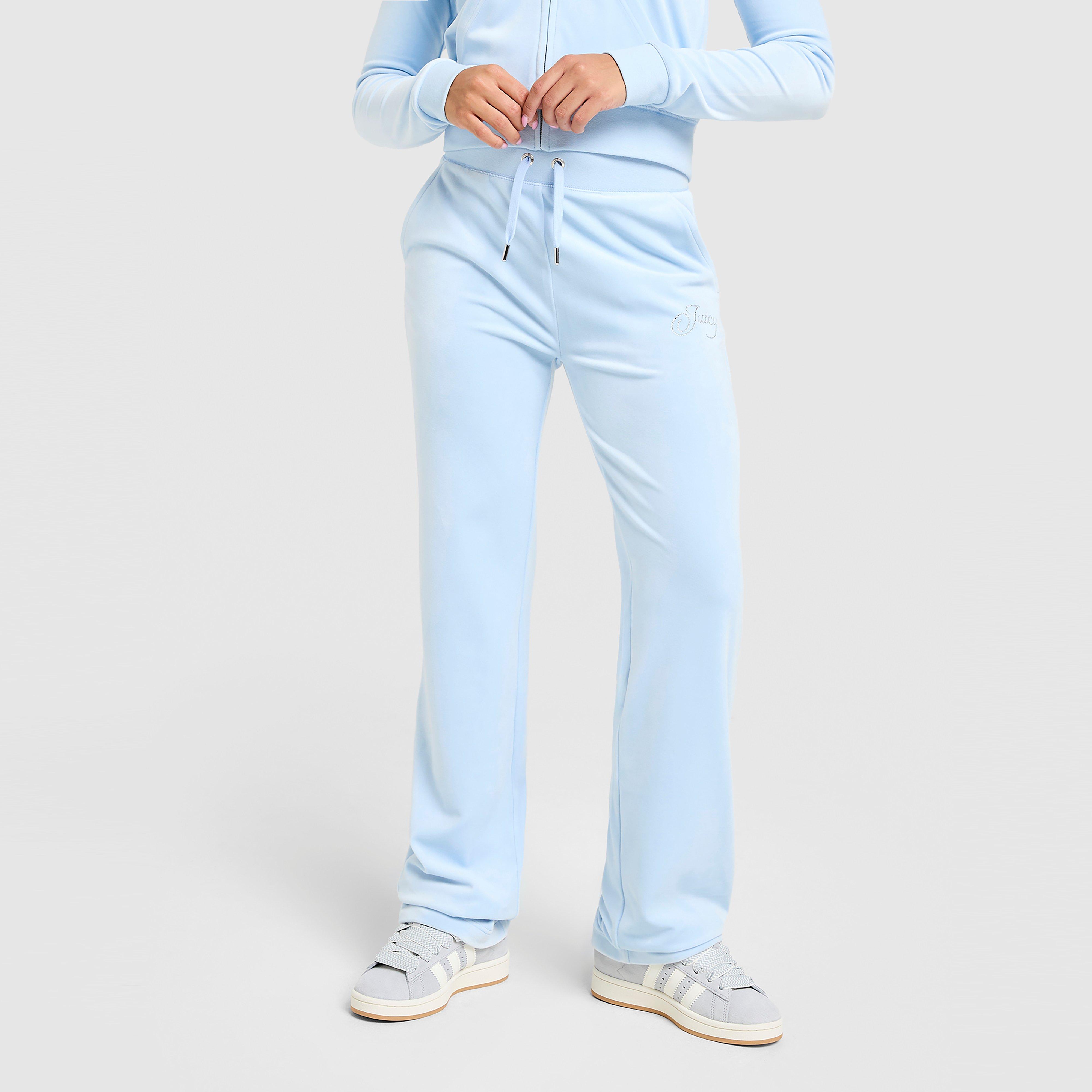 JUICY COUTURE SPODNIE SCRIPT VLR PANT BLUE