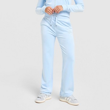Pantaloni pentru femei JUICY COUTURE PANTALONI  SCRIPT VLR PANT BLUE