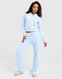 JUICY COUTURE PANTALONI  SCRIPT VLR PANT BLUE