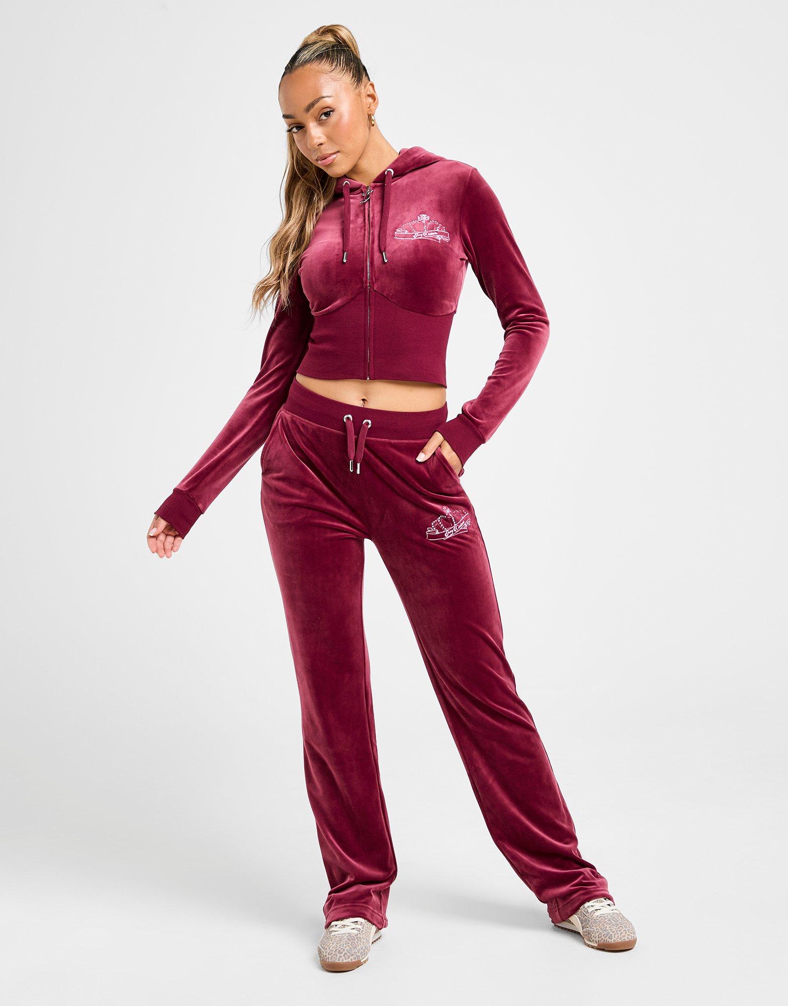 Juicy Couture Spodnie Crown Vlr Pant D’red