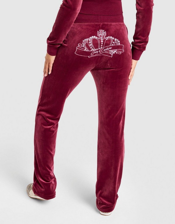 Juicy Couture Nohavice Velour Crown