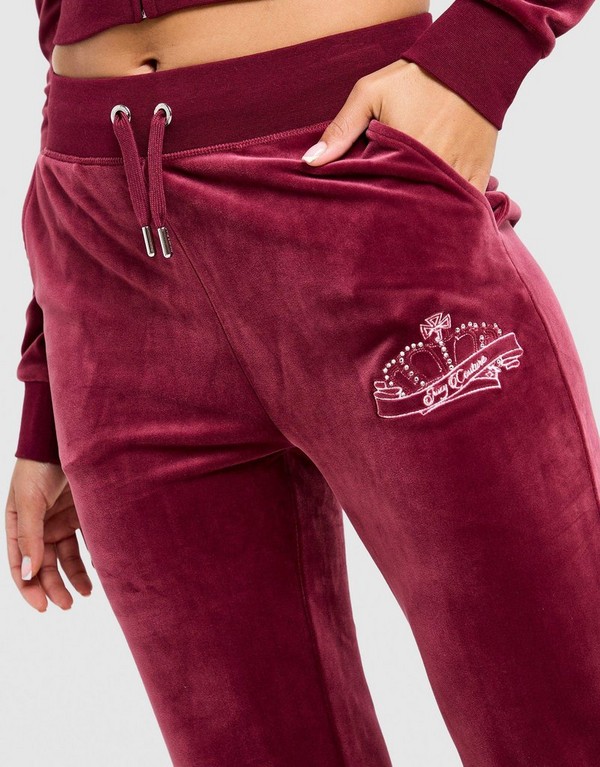 Juicy Couture Nohavice Velour Crown