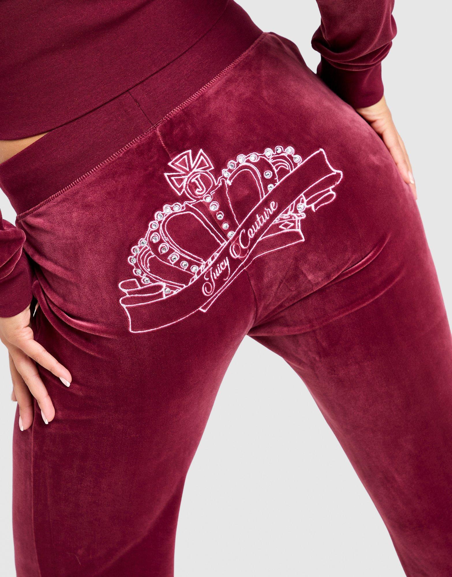 Juicy Couture Nohavice  Velour Crown