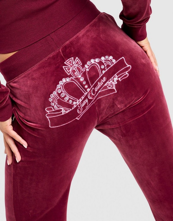 Juicy Couture Nohavice Velour Crown