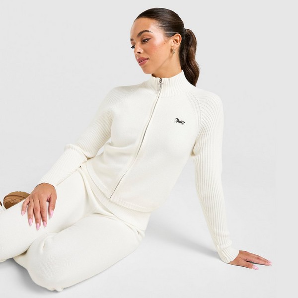 JUICY COUTURE СУИТЧЪР СЪС ЗАКОПЧАВАНЕ KNIT FZ TТОП