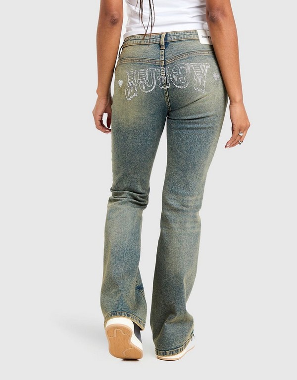 Juicy Couture Spodnie Rodeo Denim Flare L’wsh