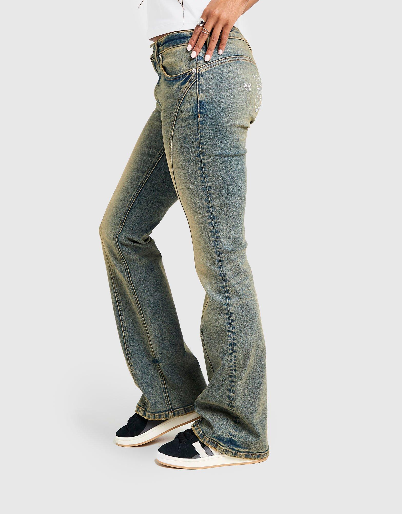 Moteriški džinsai JUICY COUTURE KELNĖS RODEO DENIM FLARE L'WSH JCJDW434921 Mėlyna