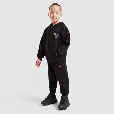 Trening pentru copii NIKE SET GLW RPT SWSH SET BLK B