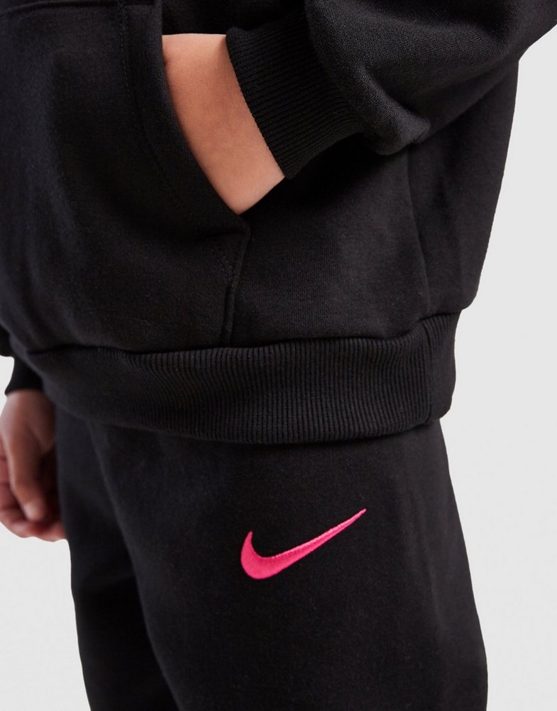 Trening pentru copii NIKE SET GLW RPT SWSH SET BLK B 86N539-023 Negru