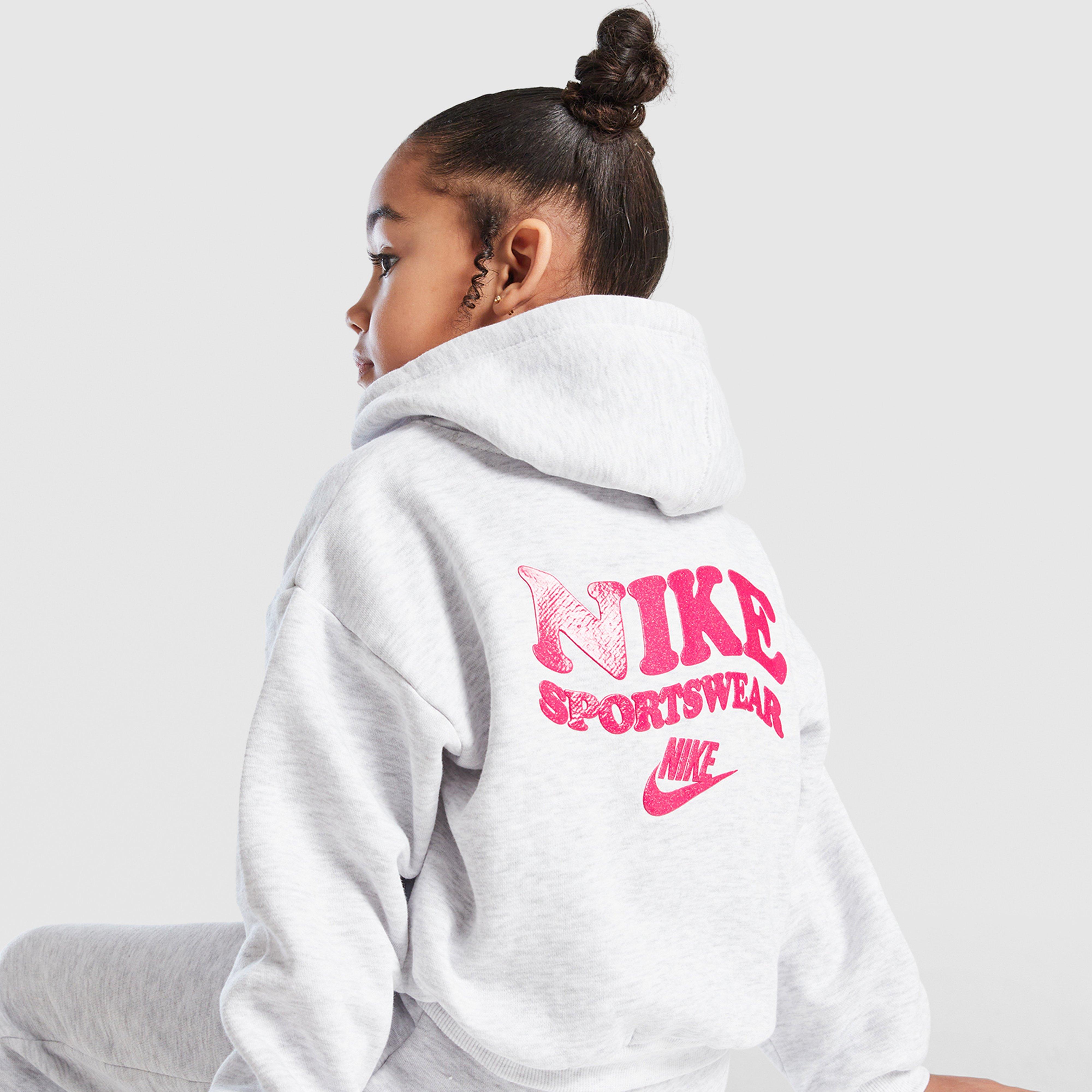 Detská tepláková súprava NIKE DRES (G)BUBBLE OTH SET GRYM G