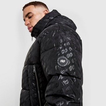 Kurtka męska SUPPLY&DEMAND KURTKA DEBUT JKT BLK-BLK WJACKET
