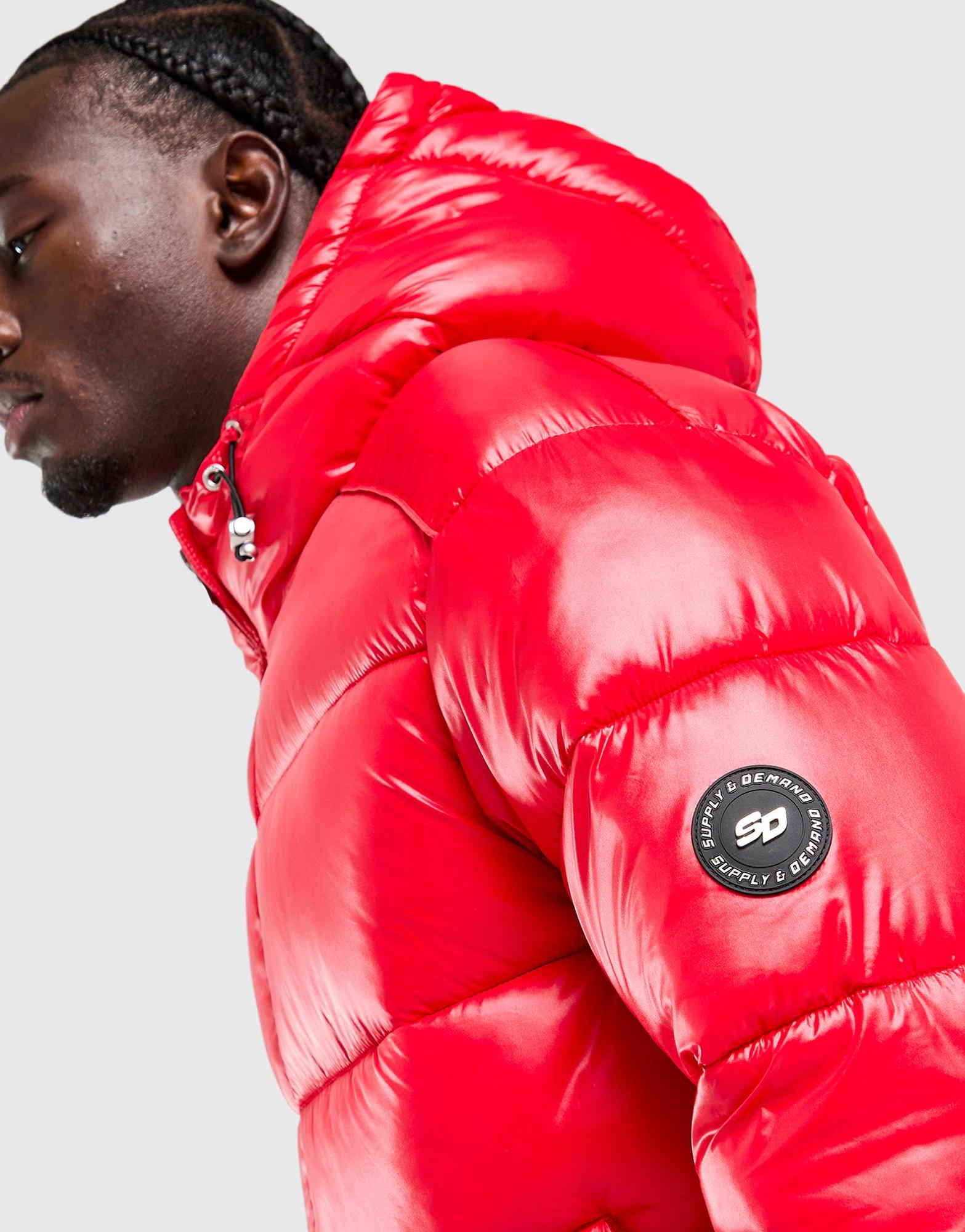 SUPPLY&DEMAND STRIUKĖ SHINER JKT RED-TRUR WJACKET SUPTM17859616 Raudona