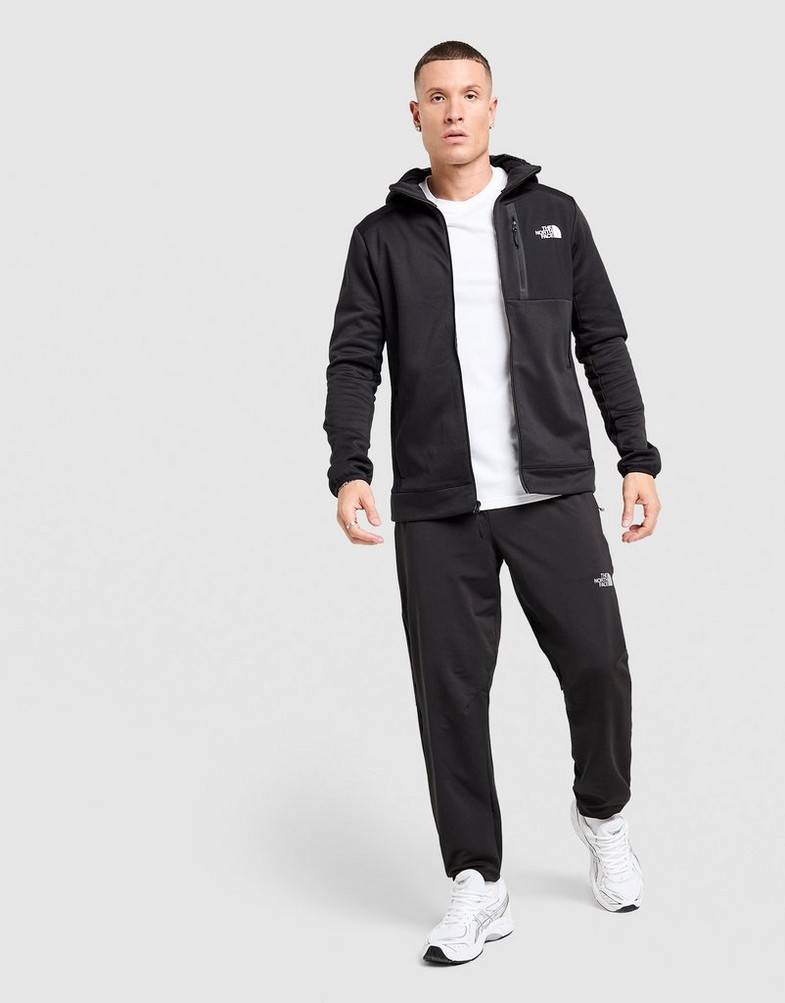 Bluză pentru bărbați THE NORTH FACE BLUZĂ CU GLUGĂ M MA FLC FZ JKT NF0A8DY7JK31 Negru