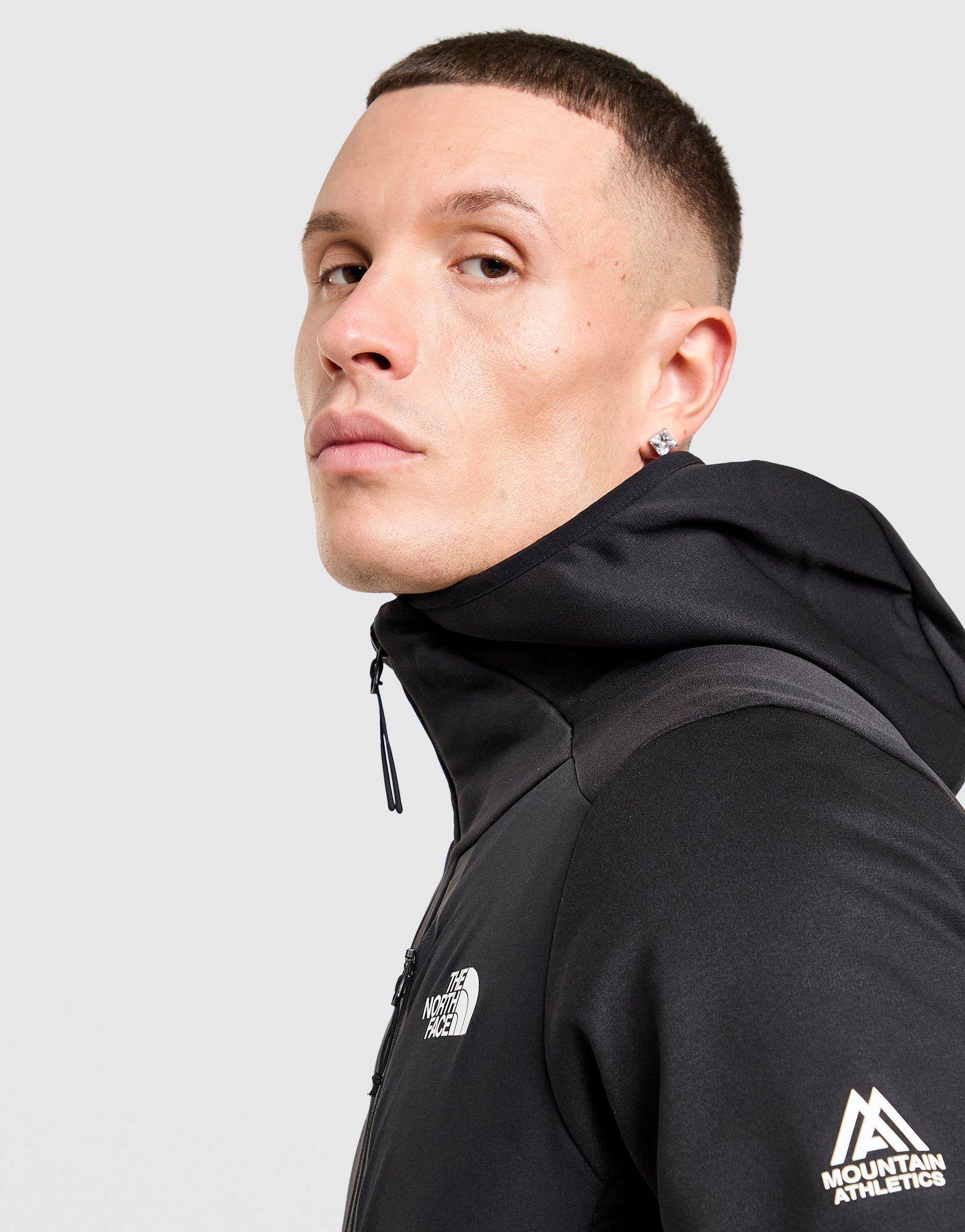 Bluză pentru bărbați THE NORTH FACE BLUZĂ CU GLUGĂ M MA FLC FZ JKT NF0A8DY7JK31 Negru