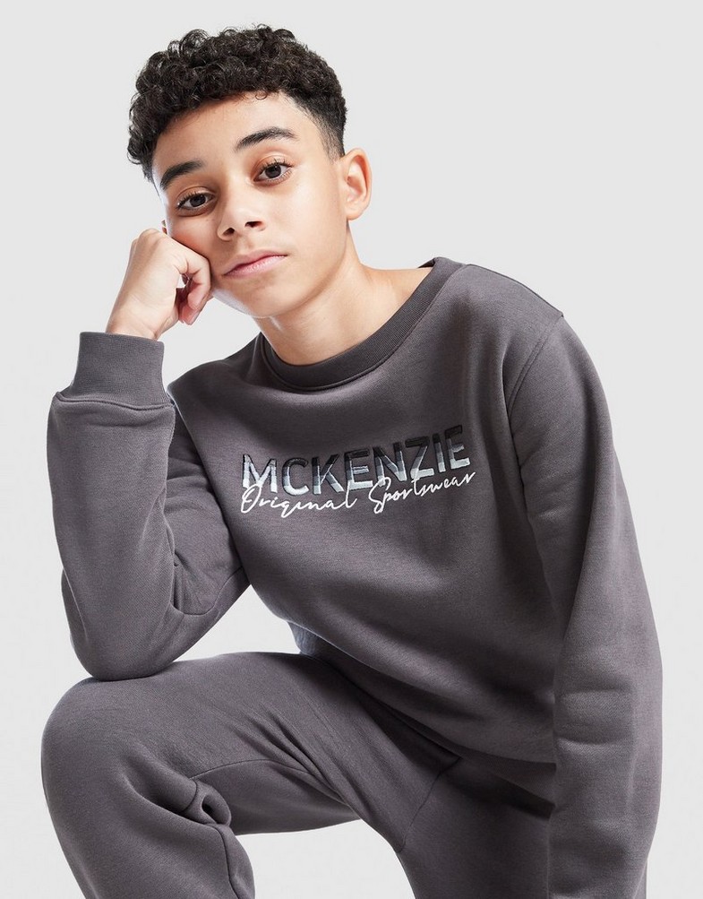 Komplet dresowy dziecięcy MCKENZIE KOMPLET CASSON FLC CRW SUIT MCKTJB17065064 Niebieski