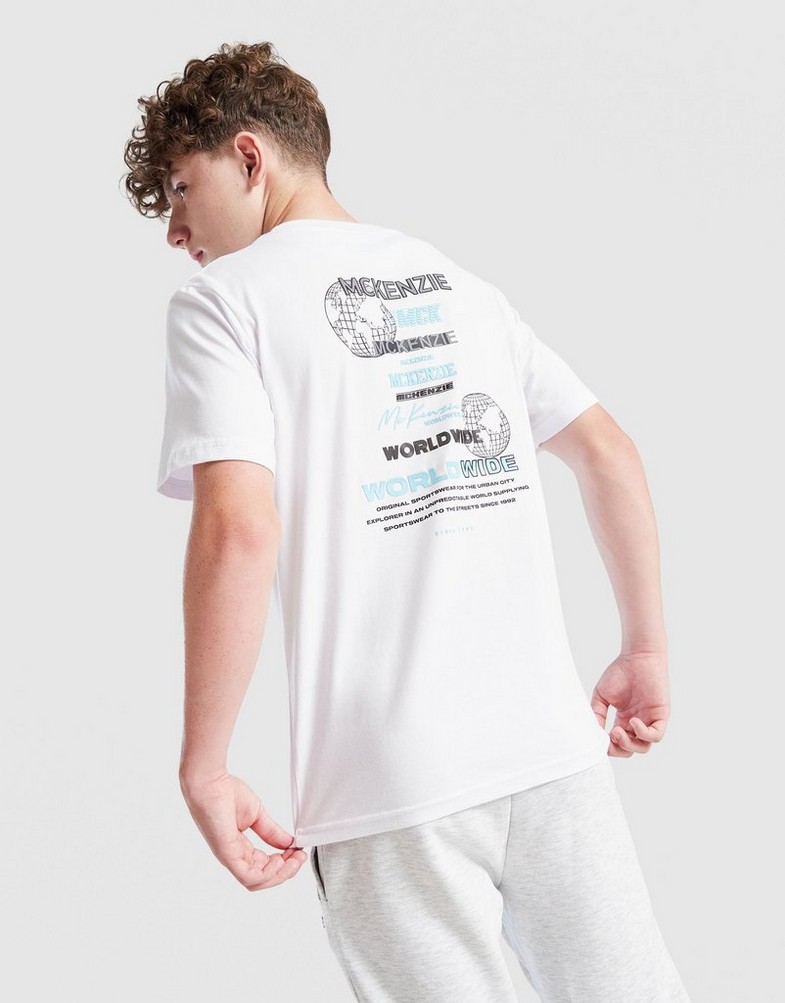 Dječji T-shirt MCKENZIE T-SHIRT FONT TEE MCKTJB16973010 bijela