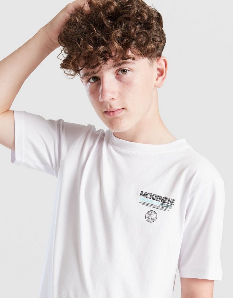 Dječji T-shirt MCKENZIE T-SHIRT FONT TEE MCKTJB16973010 bijela