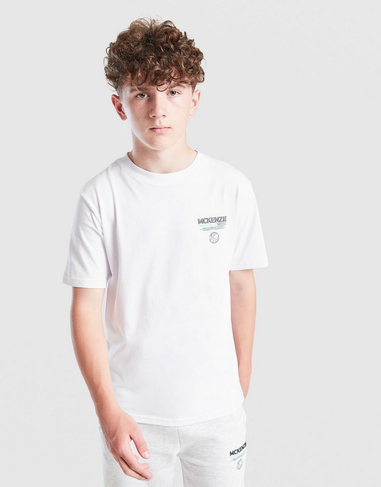Dječji T-shirt MCKENZIE T-SHIRT FONT TEE MCKTJB16973010 bijela