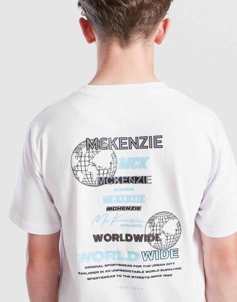 Dječji T-shirt MCKENZIE T-SHIRT FONT TEE MCKTJB16973010 bijela