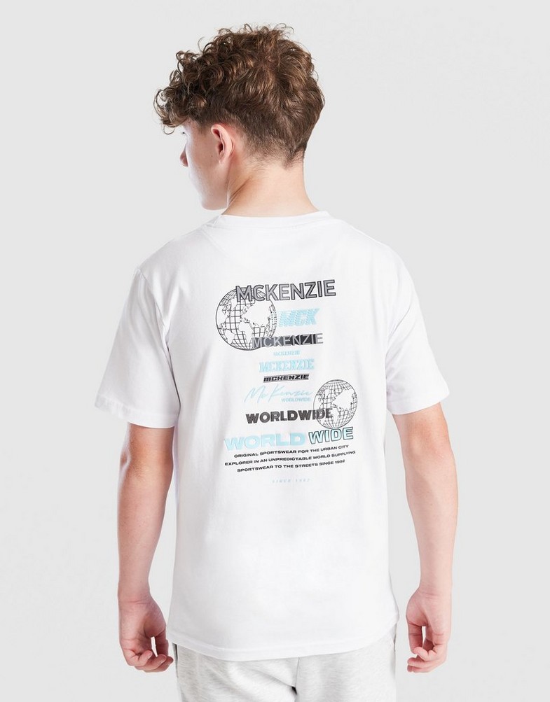 Dječji T-shirt MCKENZIE T-SHIRT FONT TEE MCKTJB16973010 bijela