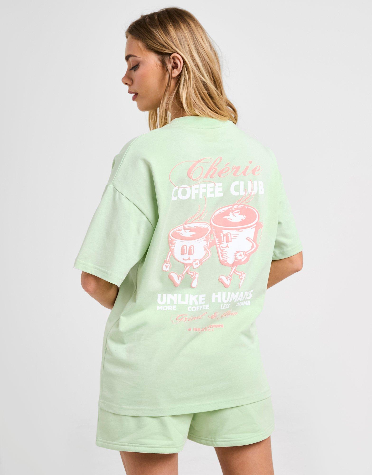 Ženski T-shirt UNLIKE HUMANS T-SHIRT COFFEE TSHT ULHTW10283827 zelena