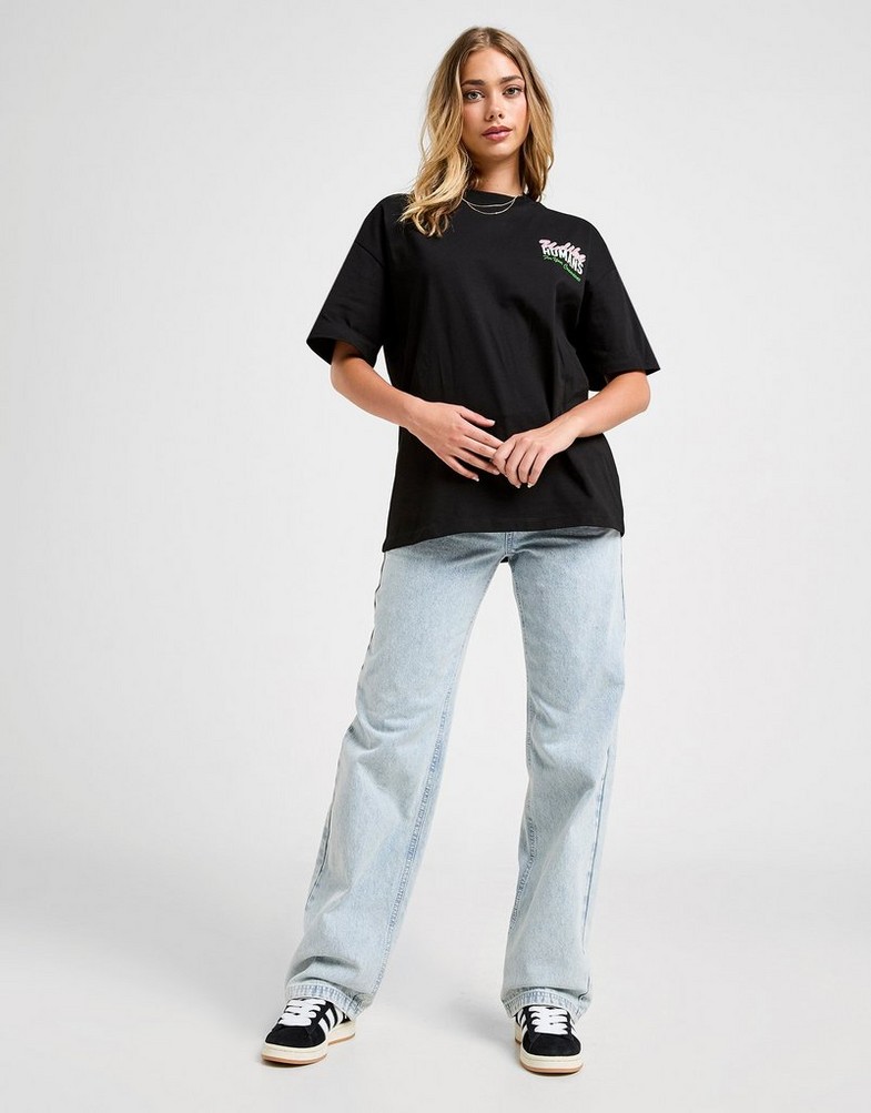 Koszulka, t-shirt damski UNLIKE HUMANS T-SHIRT LEMONS TSHT ULHTW10291007 Czarny