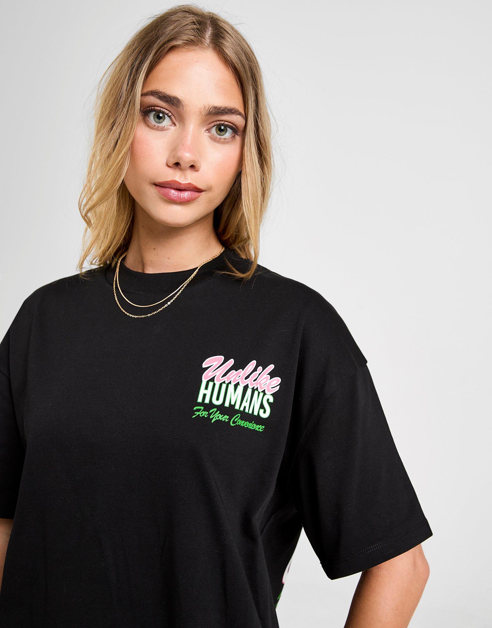 Koszulka, t-shirt damski UNLIKE HUMANS T-SHIRT LEMONS TSHT ULHTW10291007 Czarny