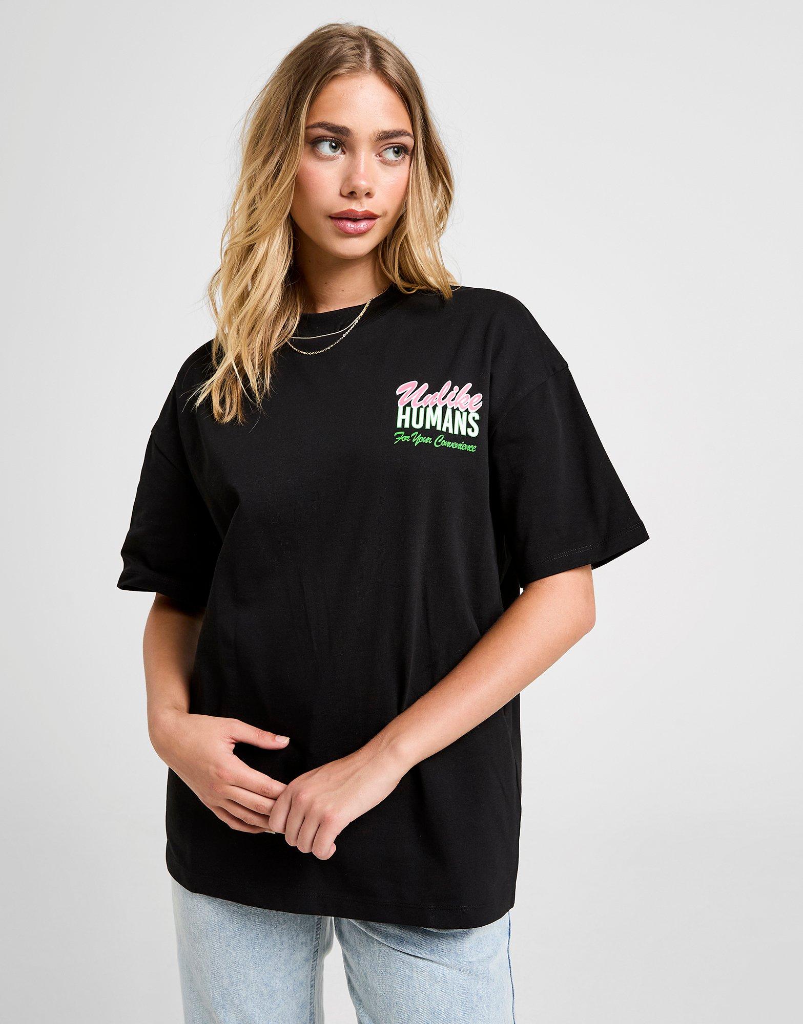 Koszulka, t-shirt damski UNLIKE HUMANS T-SHIRT LEMONS TSHT ULHTW10291007 Czarny