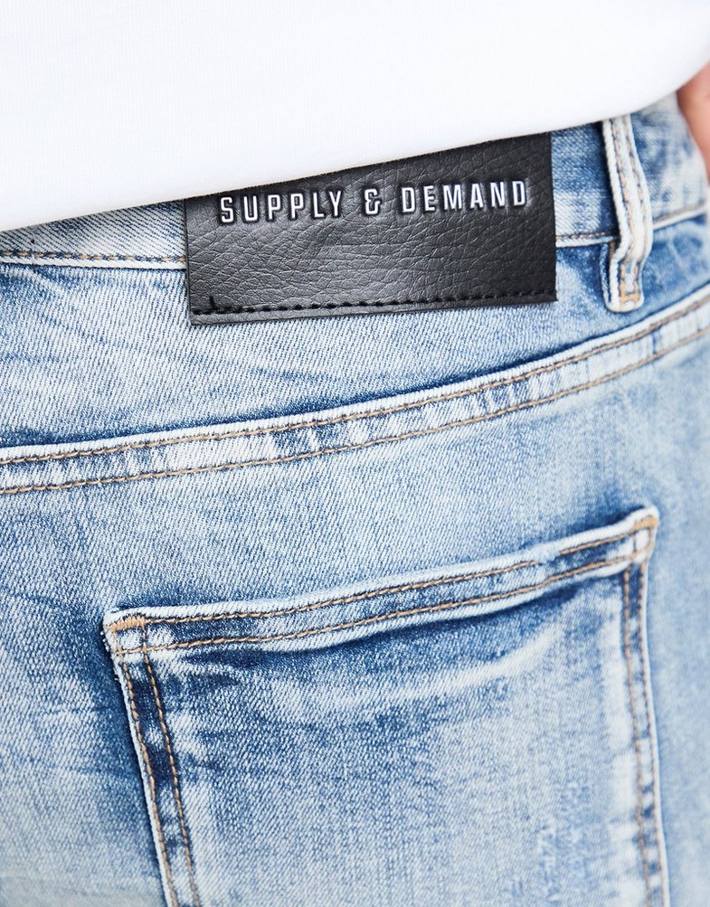 Blugi pentru bărbați SUPPLY&DEMAND PANTALONI  OMAR SLM RP JN LDEN-LBWD SUPTM17780885 Albastru