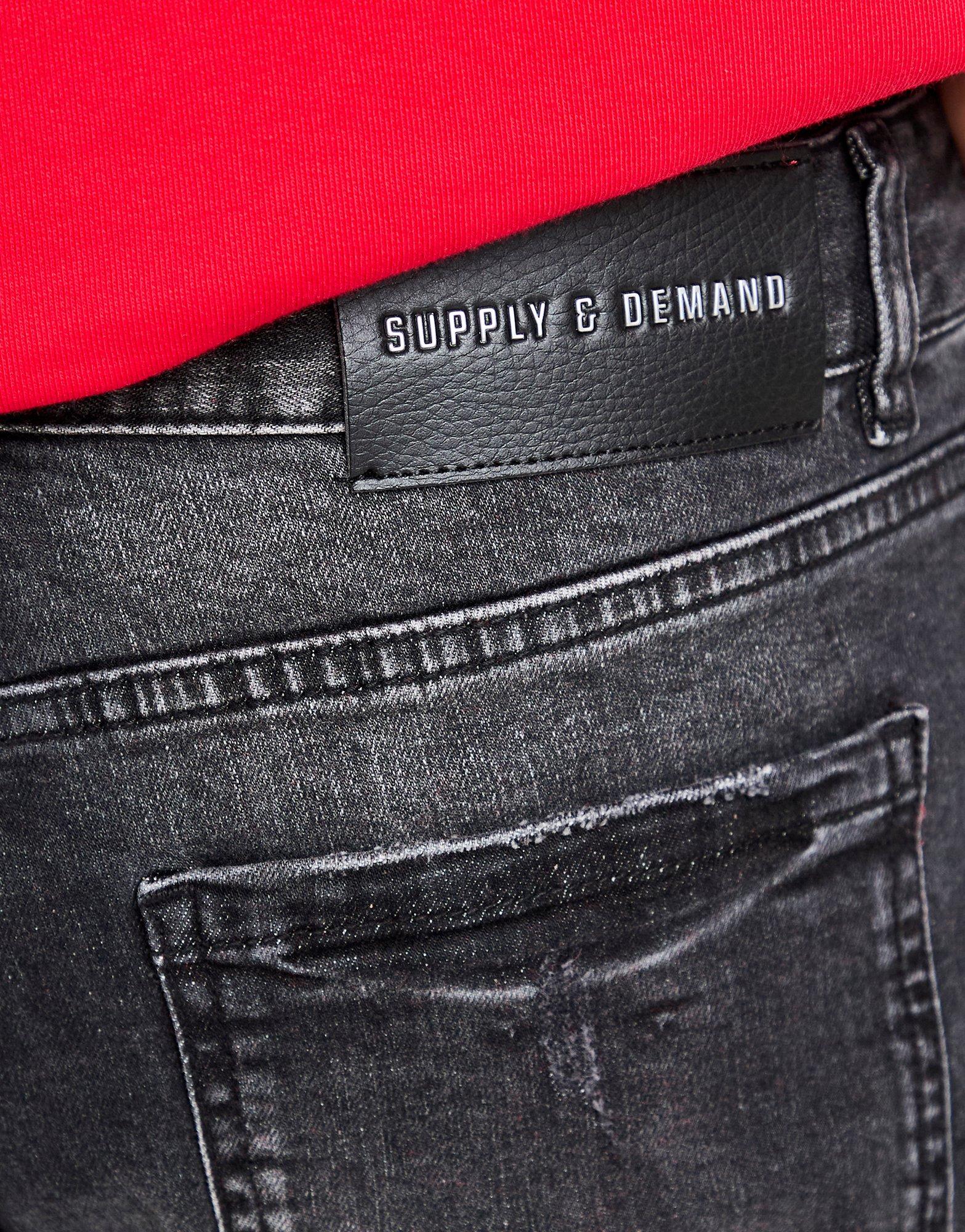 Мъжки дънки SUPPLY&DEMAND ПАНТАЛОНИ PAZE SLM RP JN DDEN-WBD SUPTM18041036 Сив