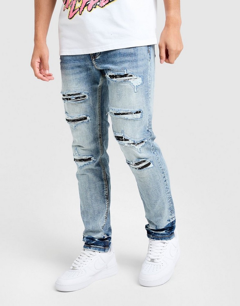 Blugi pentru bărbați SUPPLY&DEMAND PANTALONI  PAZE SLM RP JN LDEN-STN SUPTM18041639 Albastru