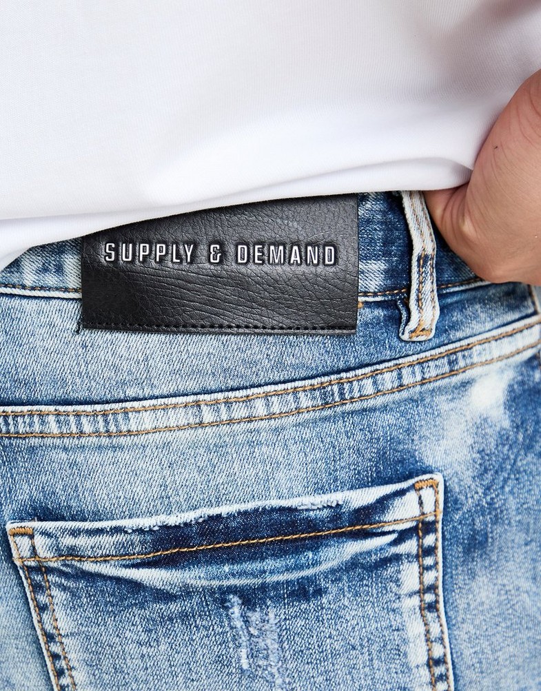 Blugi pentru bărbați SUPPLY&DEMAND PANTALONI  PAZE SLM RP JN LDEN-STN SUPTM18041639 Albastru