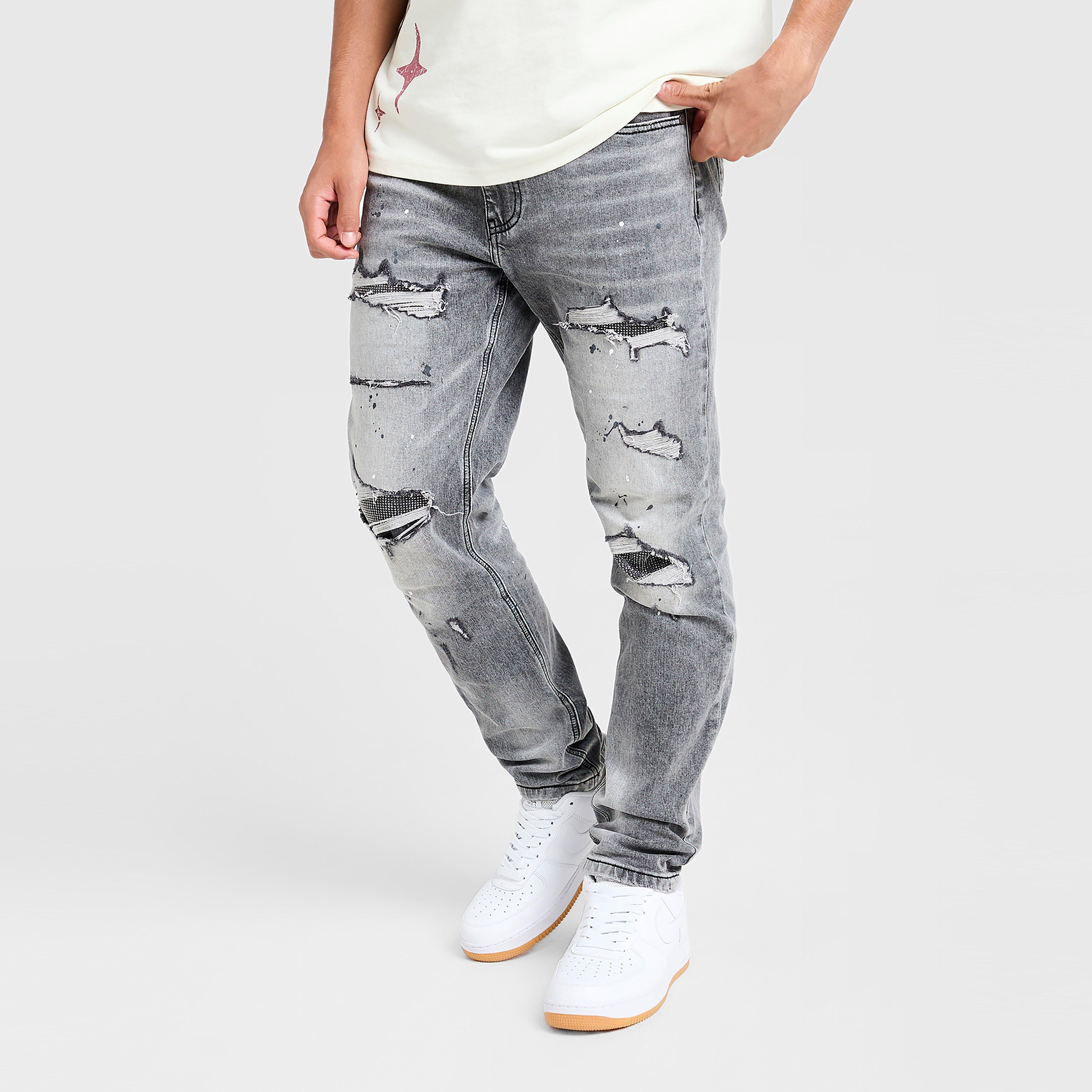 Férfi melegítőnadrág és jogger SUPPLY&DEMAND NADRÁG RHINESTONE SLM RP JN DDEN-GY