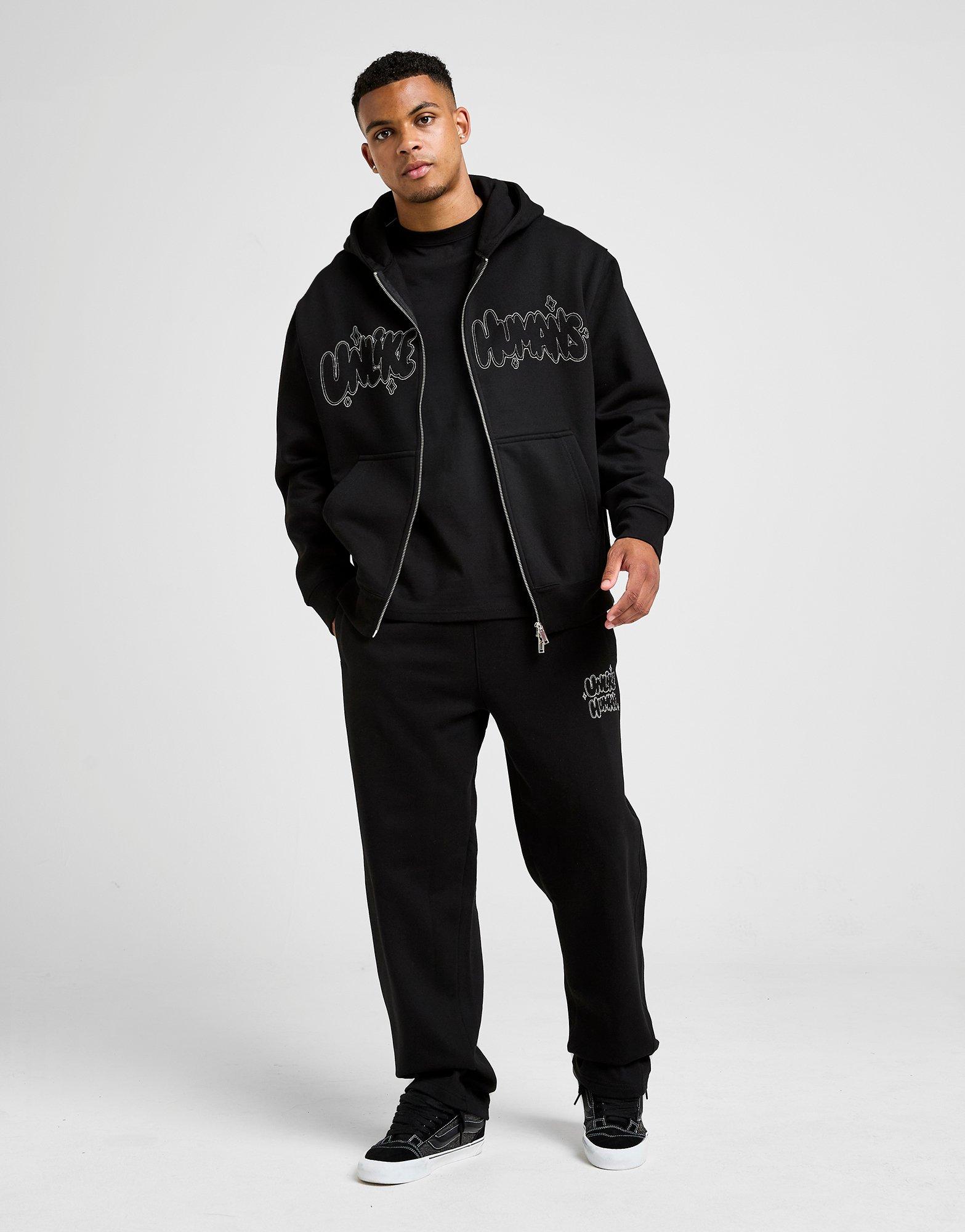 Мъжка блуза UNLIKE HUMANS СУИТЧЪР СЪС ЗАКОПЧАВАНЕ   С КАЧУЛКА REGENT ZT ULHTM10320007 Черен