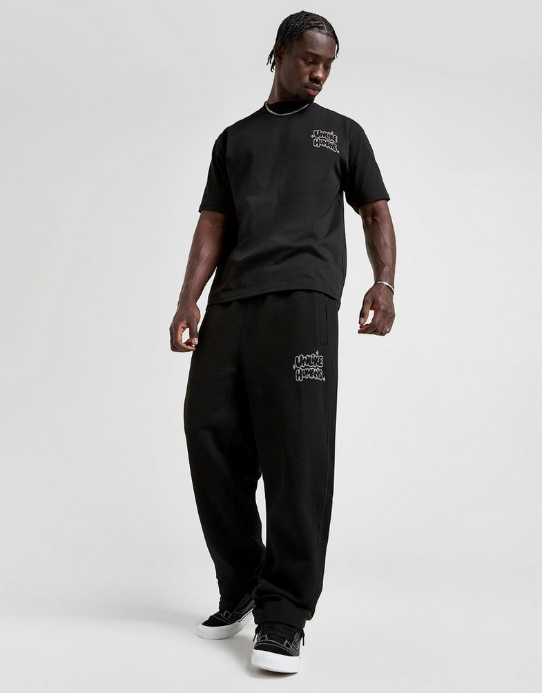 Pantaloni pentru bărbați UNLIKE HUMANS PANTALONI  REGENT PNT BLK-BLK ULHTM10322007 Negru