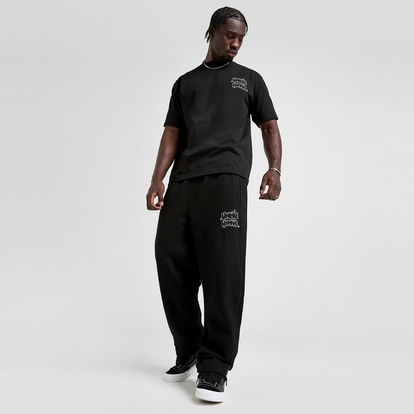 UNLIKE HUMANS SPODNIE REGENT PNT BLK-BLK